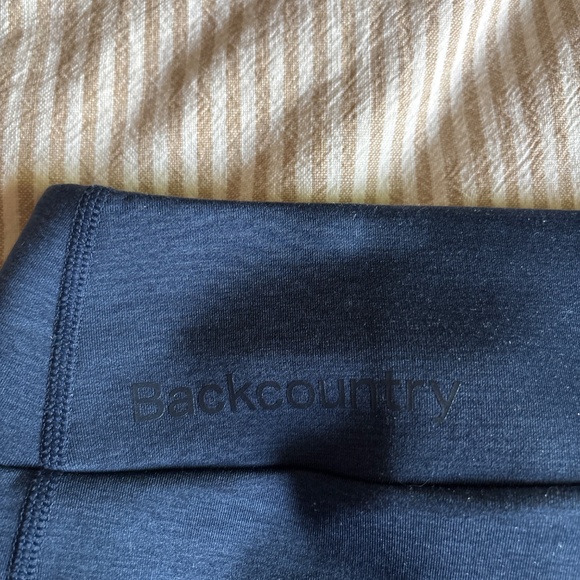 Backcountry navy thick leggings / base layer with phone pocket - Picture 5 of 6